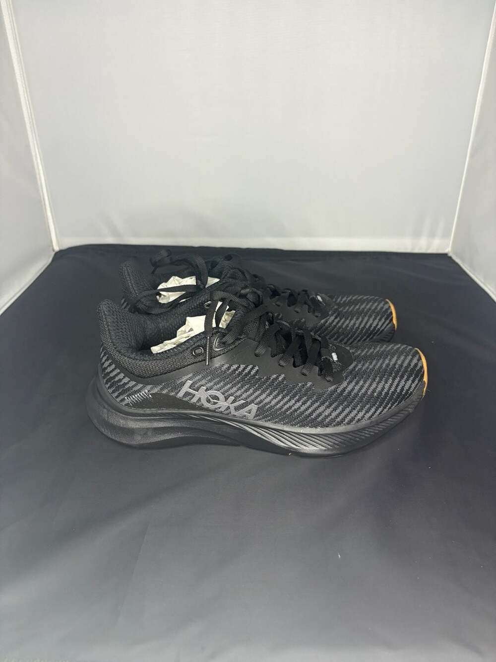 Hoka Solimar Size 7D Black Running Shoes